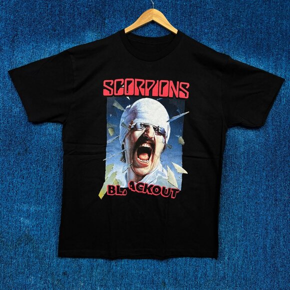 Scorpions Blackout Hard Rock Band T-Shirt Size XL - Picture 1 of 4